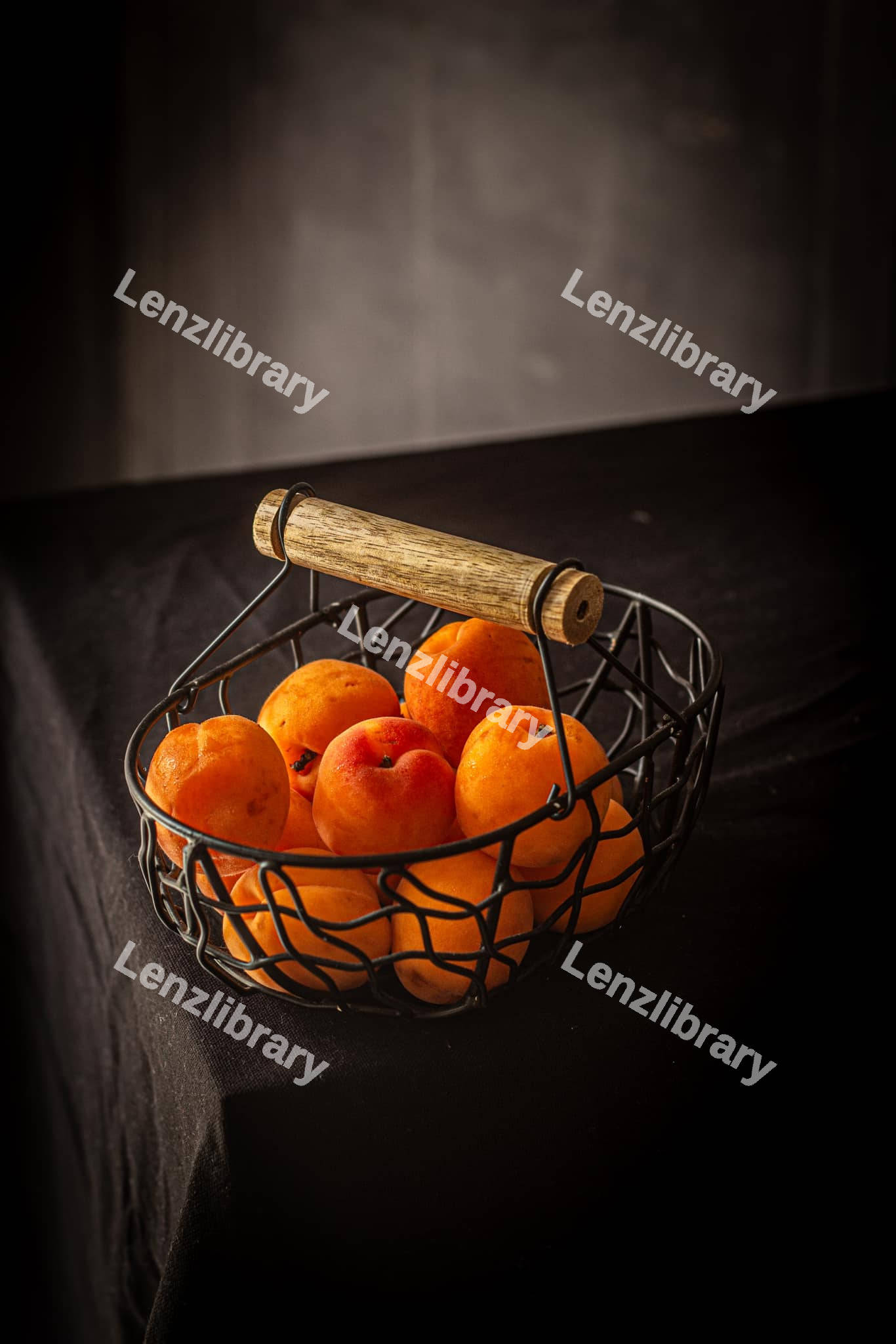 Tangerines in a basket
